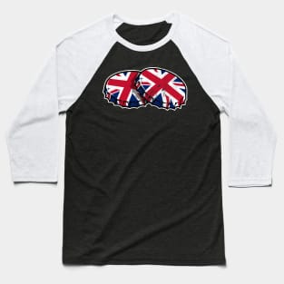 Union Jack Beer Bottle Caps Baseball T-Shirt